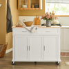 SoBuy Wyspa kuchenna na kółkach, kredens FKW116-WN