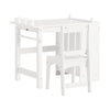 SoBuy Zestaw stolik i krzesła dla dzieci KMB60-W