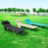 SoBuy 2 x Składany leżak z zagłówkiem OGS35-Bx2