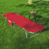 SoBuy 2 x Składany leżak z zagłówkiem OGS35-RX2