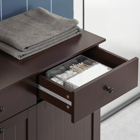 Kosz na pranie, Komoda łazienkow 2w1 BZR33-BR