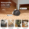 SoBuy FKW79-HG Szary Wózek Kuchenny na Kółkach z 3 Szufladami, 2 Półkami i Zdejmowaną Tacą – 67×37×84,5 cm, Nośność 50 kg