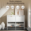 SoBuy Szafka na buty z 4 drzwiami FSR186-II-W
