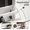 SoBuy Szafka na buty z 4 drzwiami FSR186-II-W