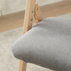 SoBuy Zestaw 4 szt. Krzesła składane drewniane z poduszka FST92-Nx4