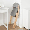 SoBuy Zestaw 2 szt. Krzesła składane drewniane z poduszka FST92-Nx2