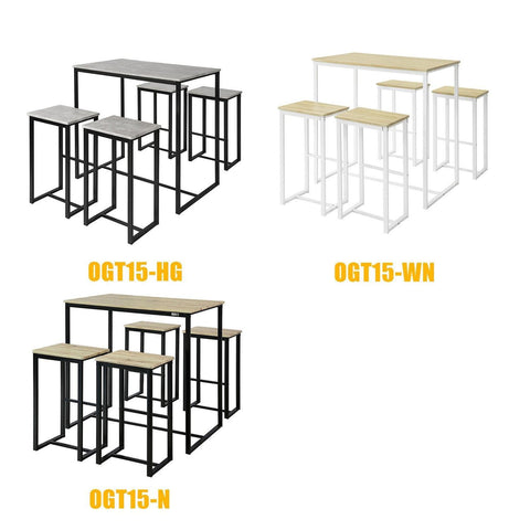 Komplet stołowy z 4 stołki OGT15-HG