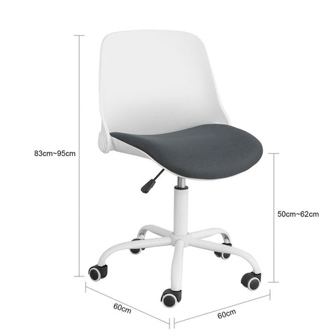 SoBuy Ergonomiczne krzesło obrotowe FST87-W